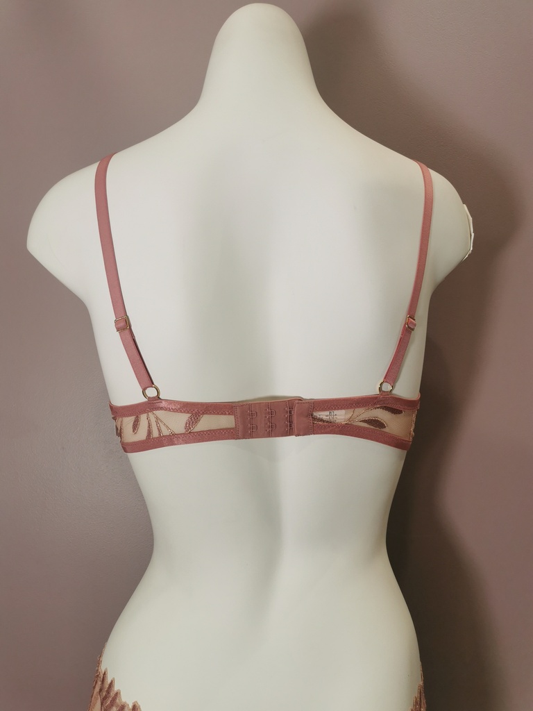 Soutien gorge triangle Aubade Sensory Illusion RCF12 silky rose 