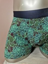 Boxer Aubade Men Flowers XB78T vert fluo