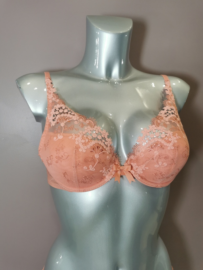 Soutien gorge push up Simone Perele Wish 12B347 rose ginger