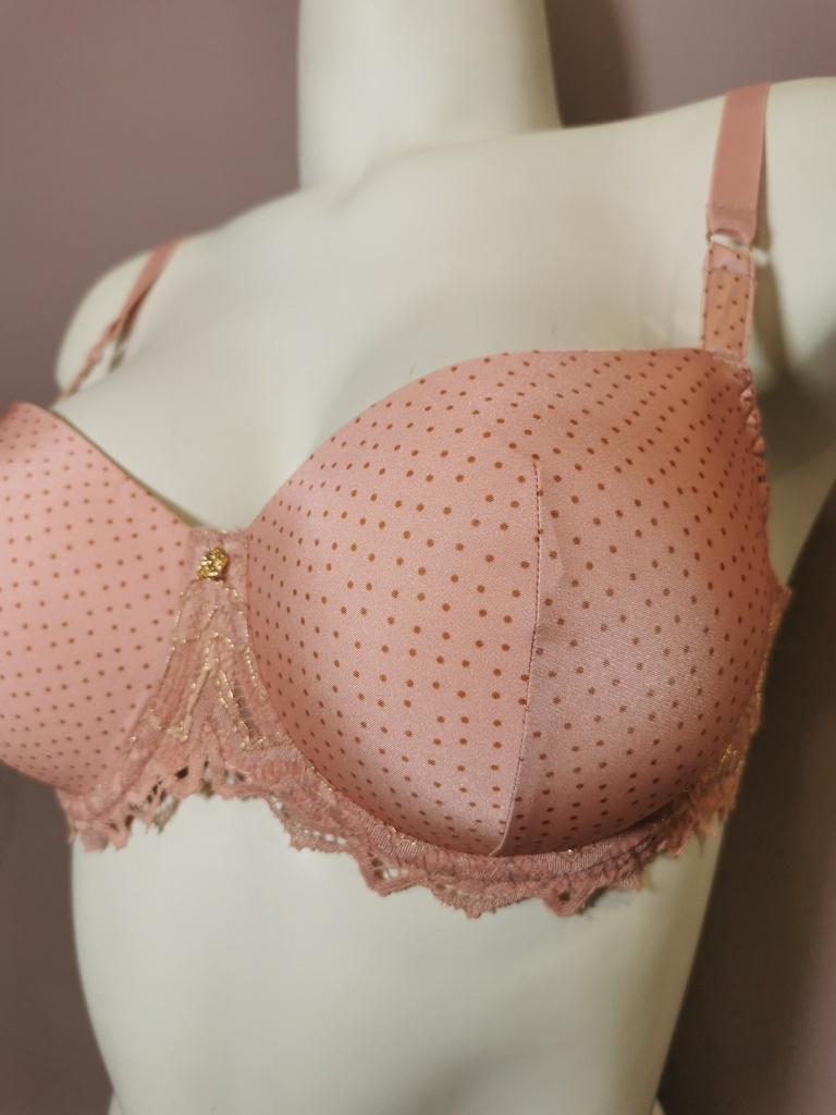 Soutien gorge coque bonnets profonds Antigel de Lise Charmel Petille en Glam   FCH8082 bulles rosées