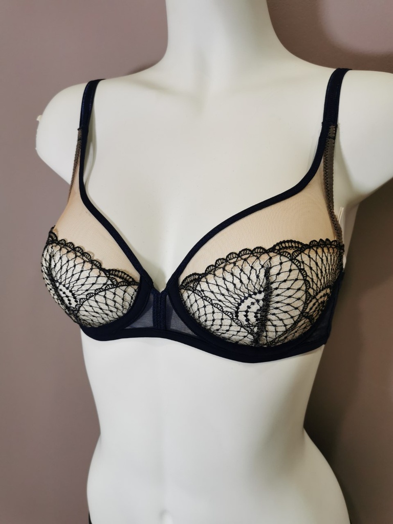 Soutien gorge emboitant Simone Perele Reflet 13Z319 minuit 