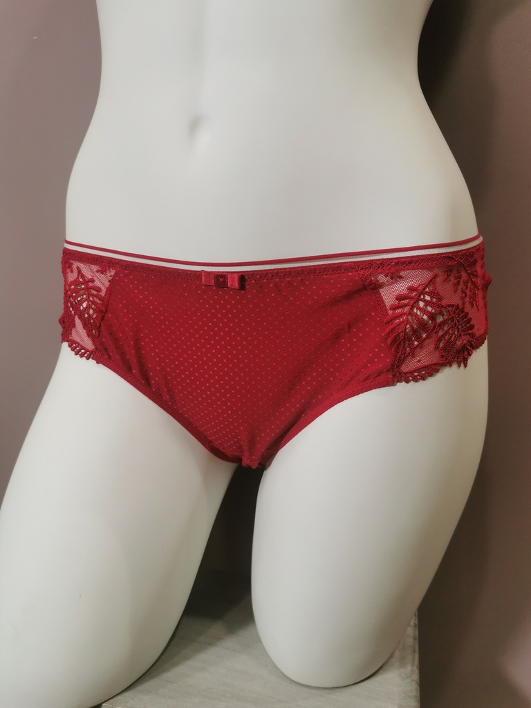 Slip Simone Perele Bloom 12Y720  rouge opera