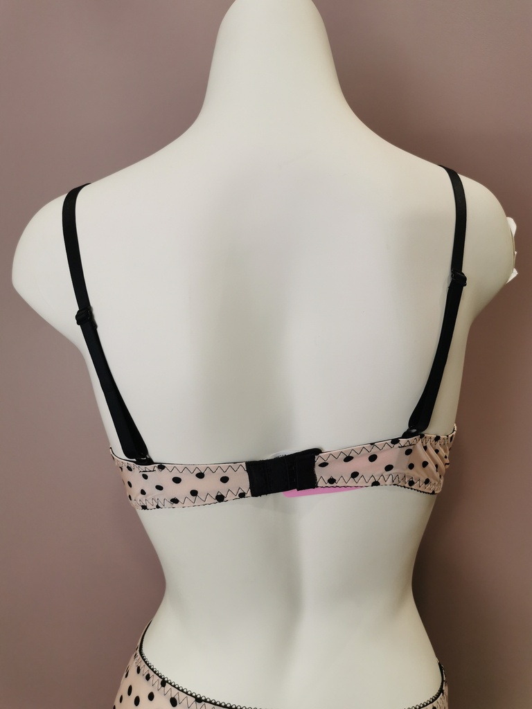 Soutien gorge sans armature Antigel de Lise Charmel Scénario Pois ECG6592 pois noir