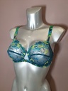 Soutien gorge emboitant Lise Charmel Grace Aquatique floral aqua ACH6093