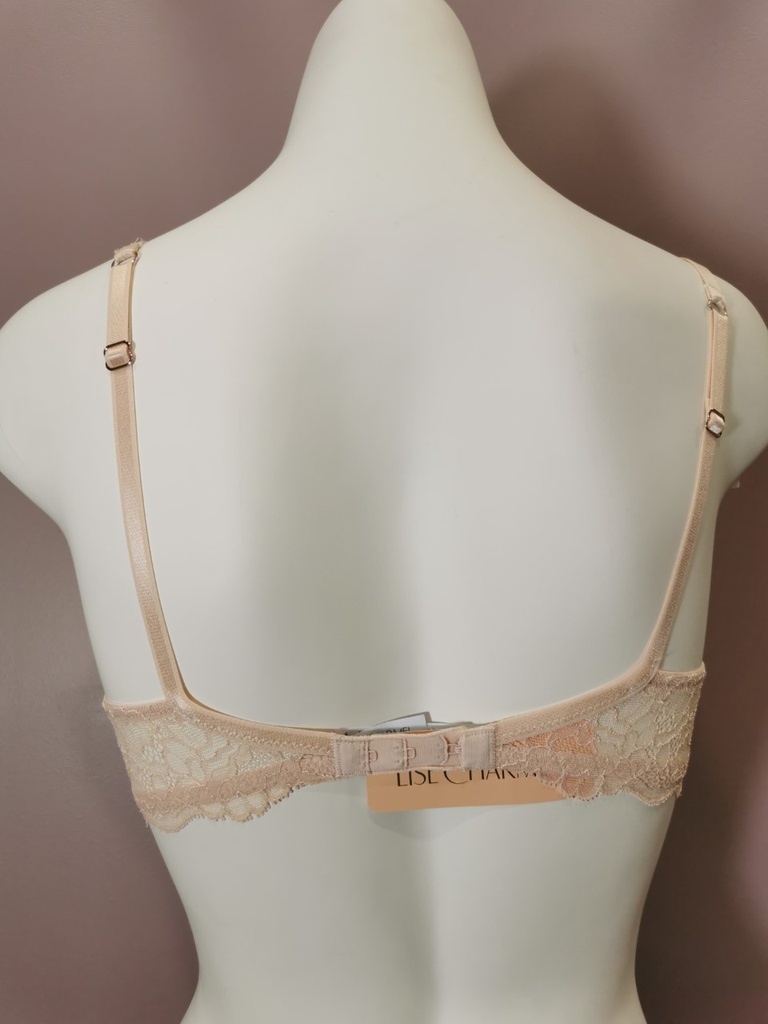 Soutien gorge emboitant Lise Charmel Sublime en dentelle nude ACH6013 NUDE