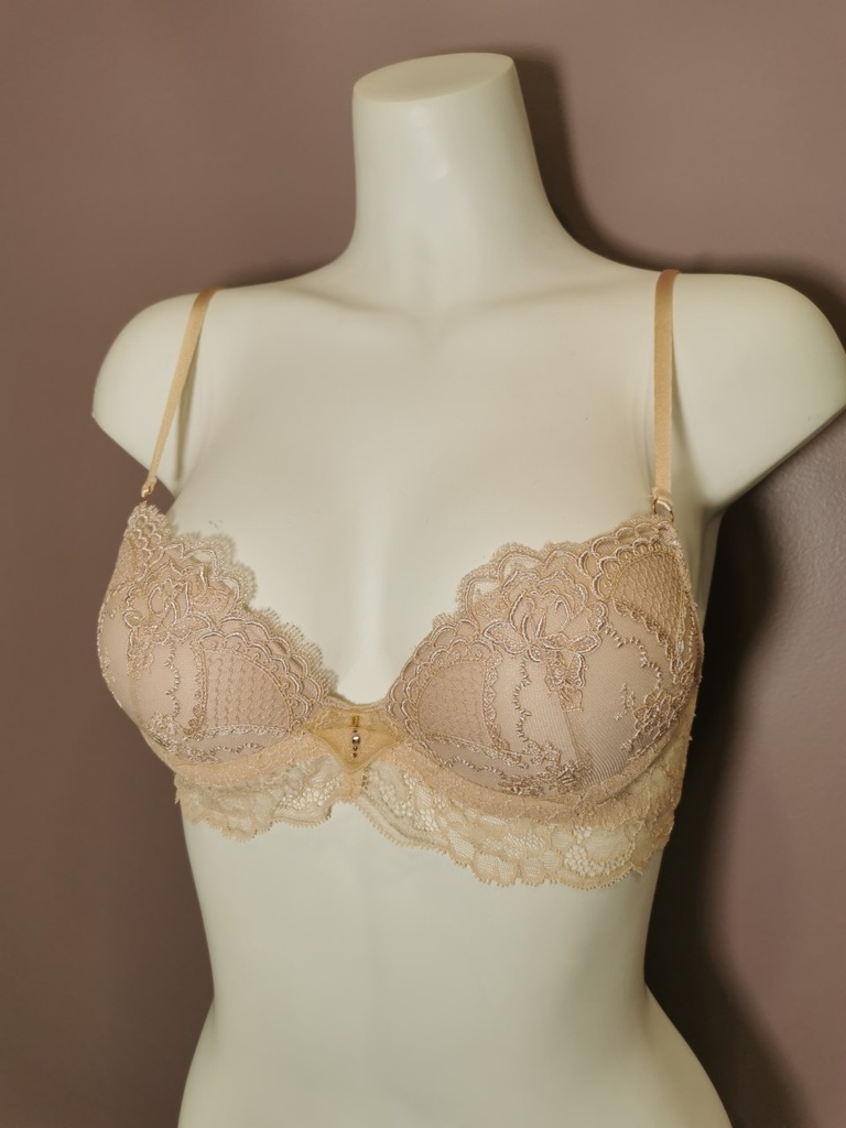 Soutien gorge coques Lise Charmel Sublime en dentelle ACH8513 nude