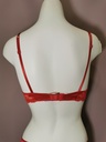 Soutien gorge push up Lise Charmel Splendeur Soie splendeur rouge ACC8580 RGE