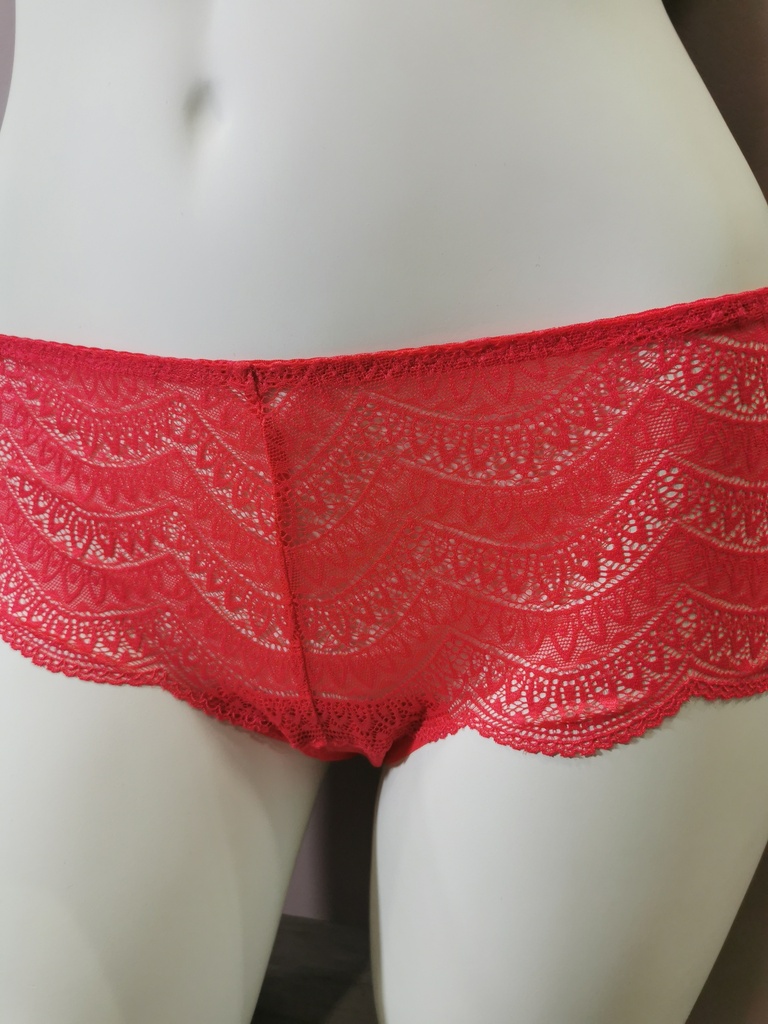 Shorty Simone Perele Karma 12V630 rouge folie 