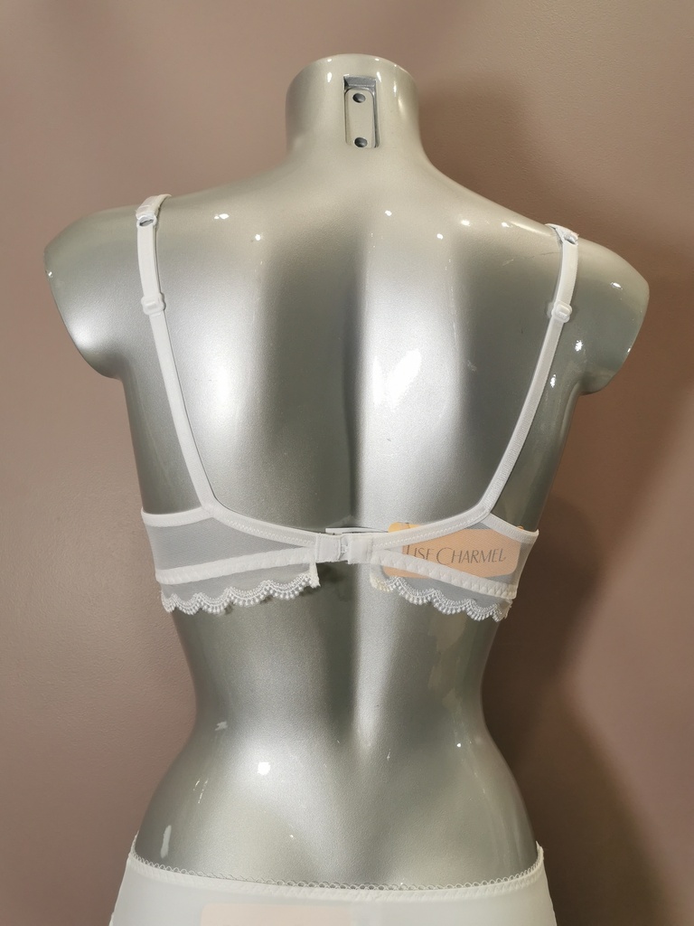 Soutien gorge emboitant Lise Charmel Crystal Poesie ACH6034 blanc