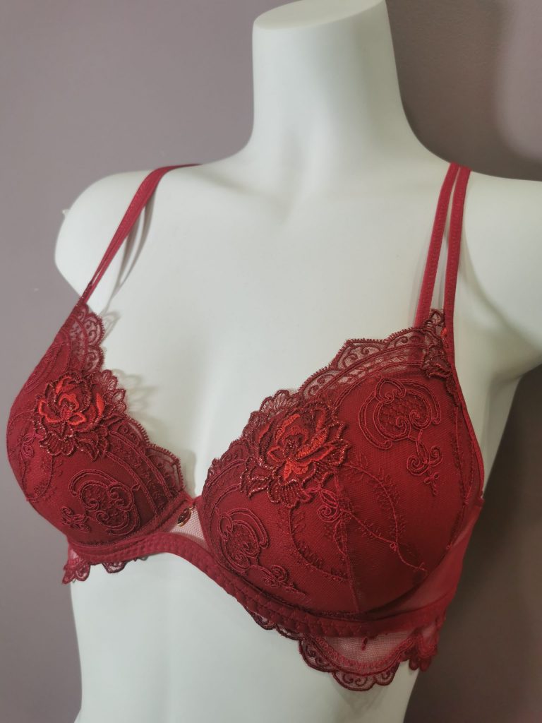 Soutien gorge coques Lise Charmel Tellement Glamour rouge rubis ACH8504