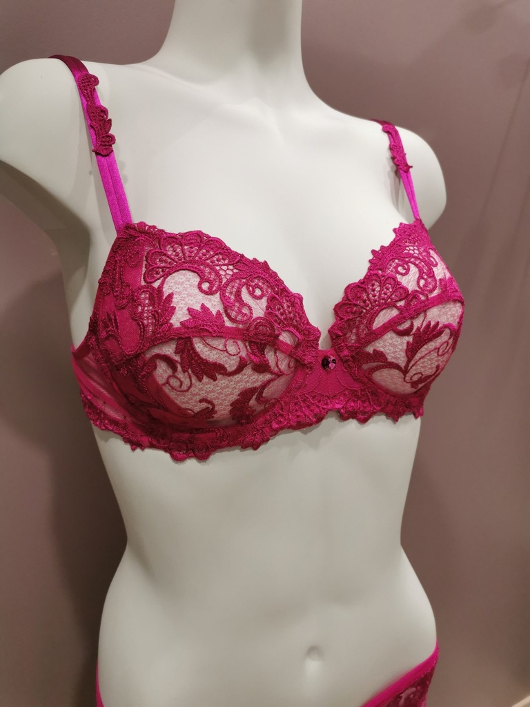 Soutien gorge armature Lise Charmel Dressing Floral dressing magenta ACC6088