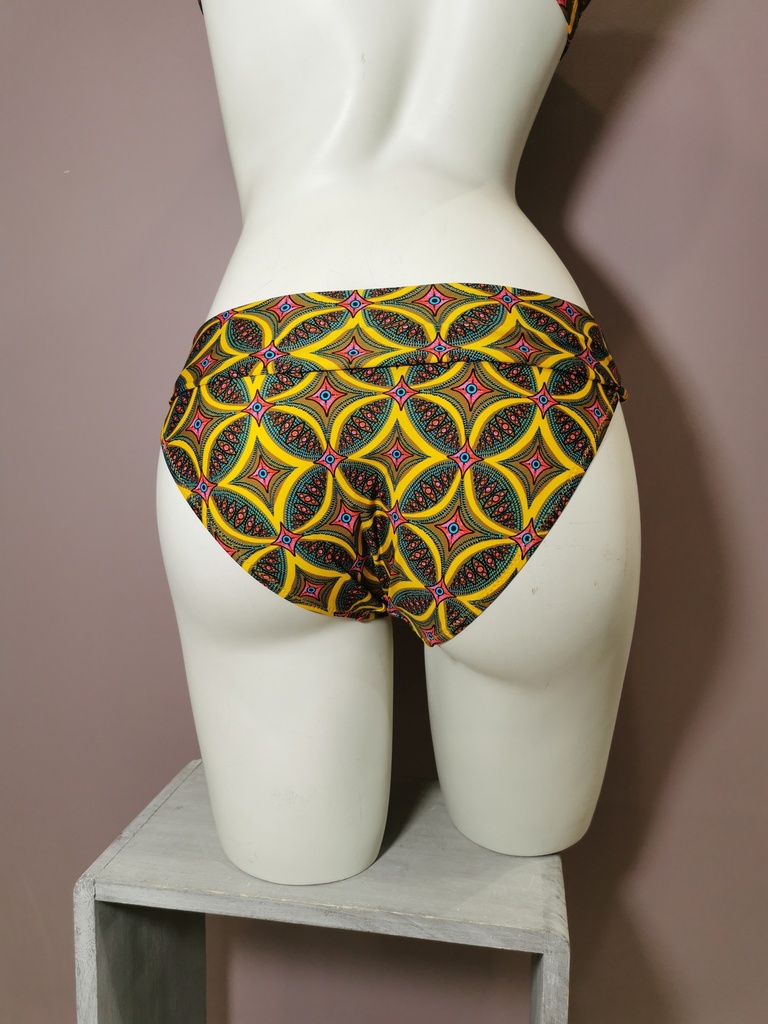 Slip revers maillot de bain Antigel de Lise Charmel La Muse Africa jaune africa FBB0356