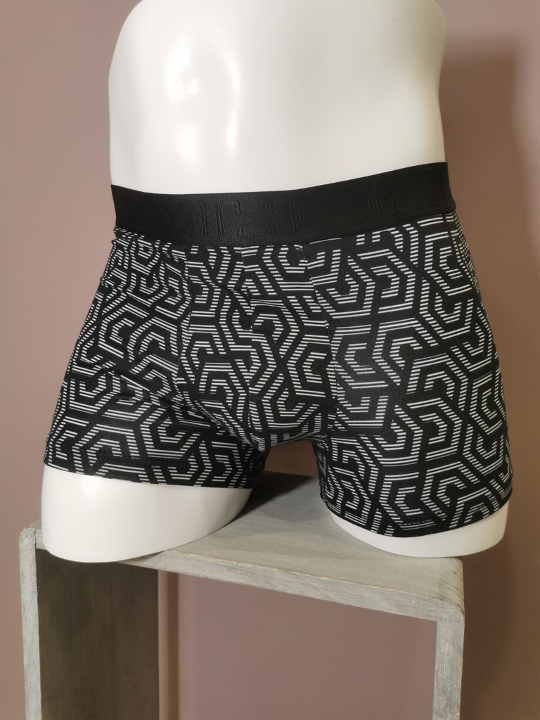 Boxer HOM Cotonou black print 402399