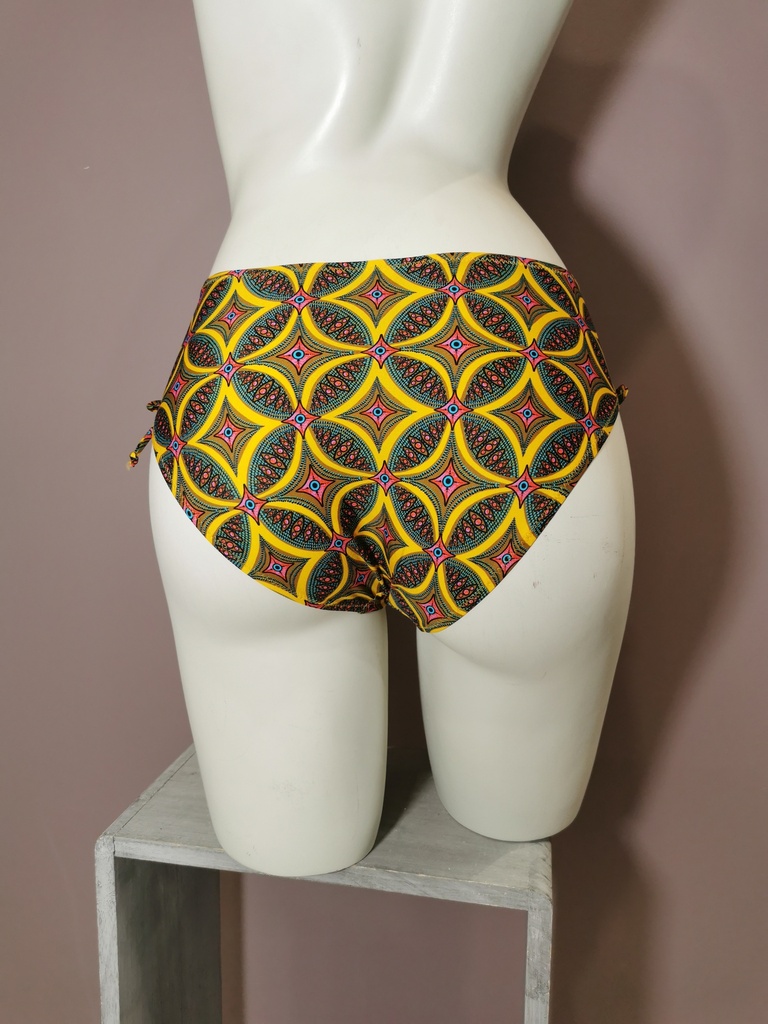 Slip Coulisse maillot de bain Antigel de Lise Charmel La Muse Africa jaune africa FBB0656