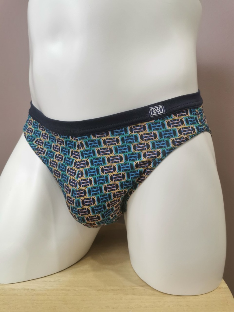 Slip HOM Pop Art navy print 402128