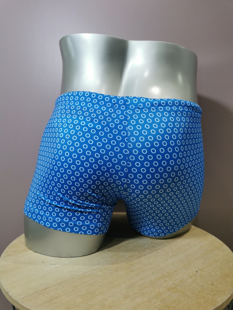 Boxer de bain HOM Lourmarin blue print 402172