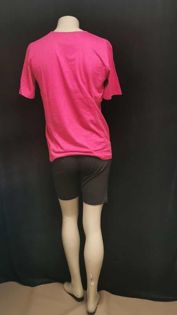 Pyjashort Homme Rose Pomme Aujourd'hui Tout Roule ! fushia noir 530 530 Y00