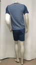 Pyjashort Homme Rose Pomme Marin rayure écru marine 525 525 Y00