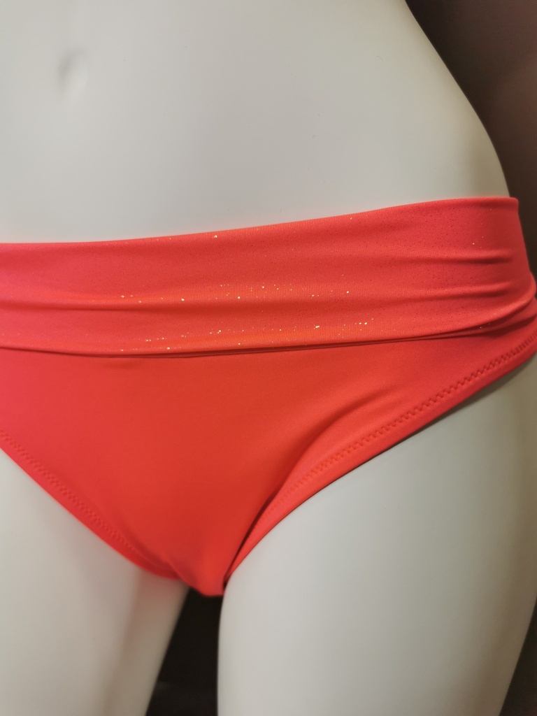 Slip Charme revers maillot de bain Antigel de Lise Charmel La Starlette star corail FBB0305