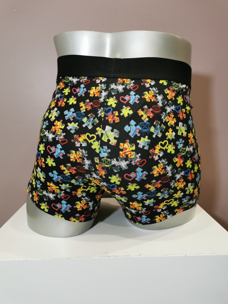 Boxer HOM Puzzled Love  multico print 402792