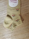 Chaussettes Rose Pomme Cerises 125B10 jaune