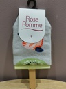 Chaussette Rose Pomme Fruits Glaces 110V30 gris 