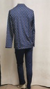 Pyjama long HOM Mougins navy print 405732