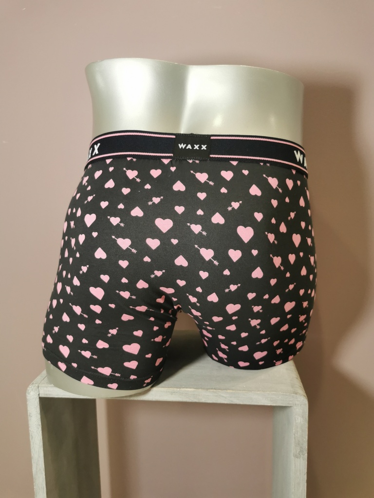 Boxer Waxx Cupidon 11706 noir rose 