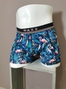 Boxer Waxx Flamingo 11351 bleu marine rose 