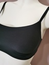 Soutien gorge brassiere padde sans armatures Chantelle Soft stretch fines bretelles noir