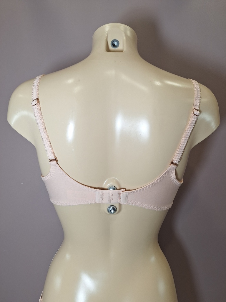 Soutien gorge emboitant carre Simone Perele Festive  1E313 rose ballet