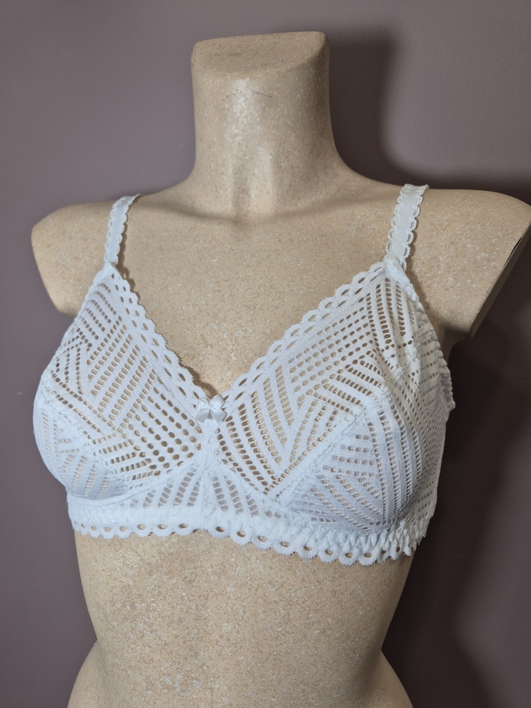 Soutien gorge sans armatures Antigel de Lise Charmel Tressage Graphic FCC0337 blanc 