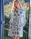 Robe de Chambre Massana Coeur Etoile L746230 gris 