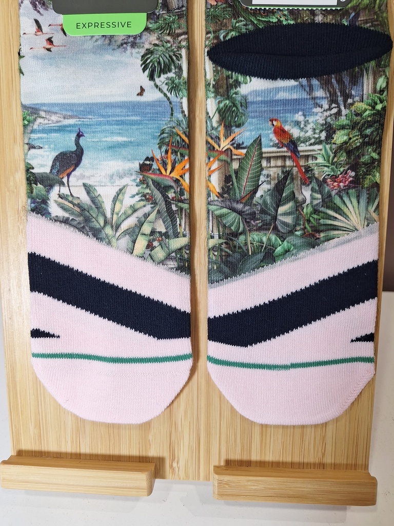 Chaussettes XPOOOS Caraibes rose