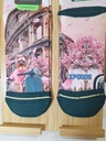 Chaussettes XPOOOS Rome Dog rose 