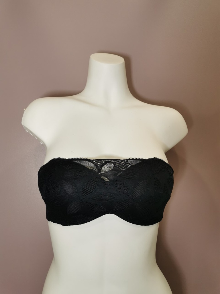 Soutien gorge bandeau coques Antigel de Lise Charmel Stricto Sensuelle ECH5617 noir