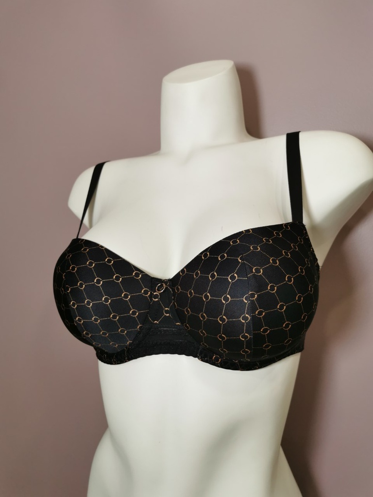 Soutien gorge coque light Antigel de Lise Charmel Bijou du Jour FCH8032 noir bijou