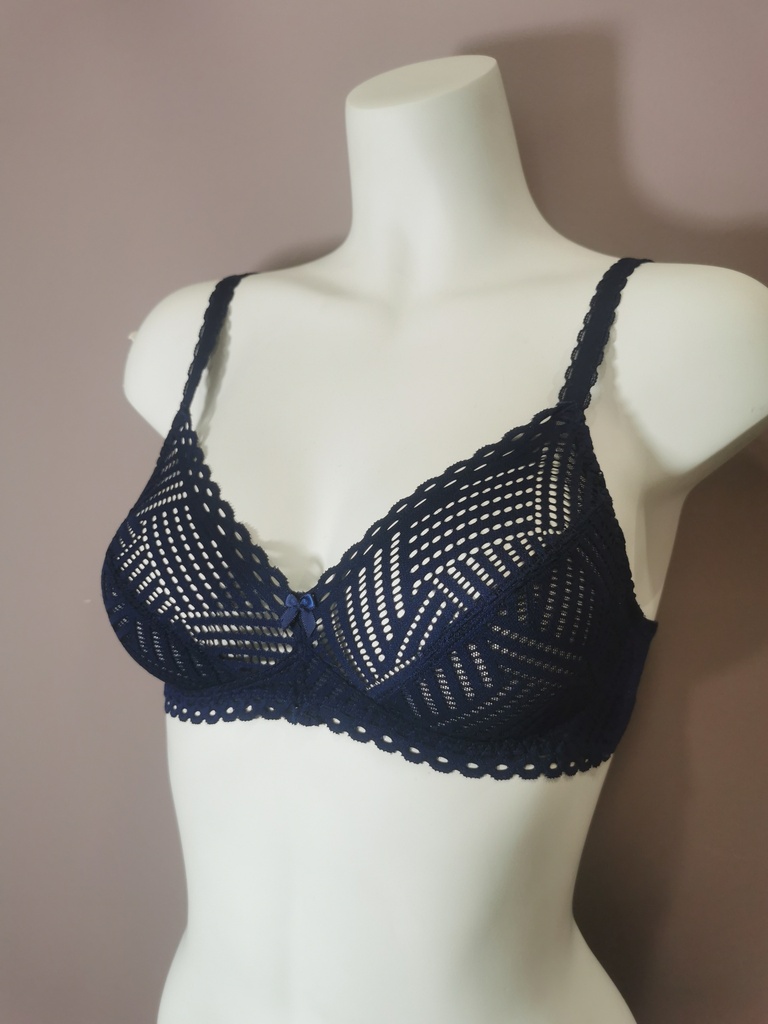 Soutien gorge sans armatures Antigel de Lise Charmel Tressage Graphic tressage marine ECC6537