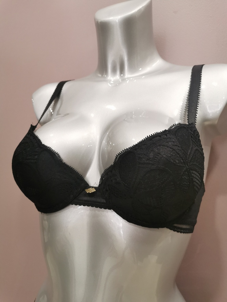 Soutien gorge push up Antigel de Lise Charmel Stricto Sensuelle ECH8017 noir