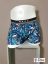 Boxer Waxx Flamingo 11351 bleu marine rose 