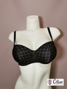 Soutien gorge coque light Antigel de Lise Charmel Bijou du Jour FCH8032 noir bijou