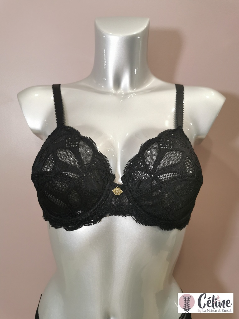 Soutien gorge emboitant Antigel de Lise Charmel Stricto Sensuelle ECH6017 noir