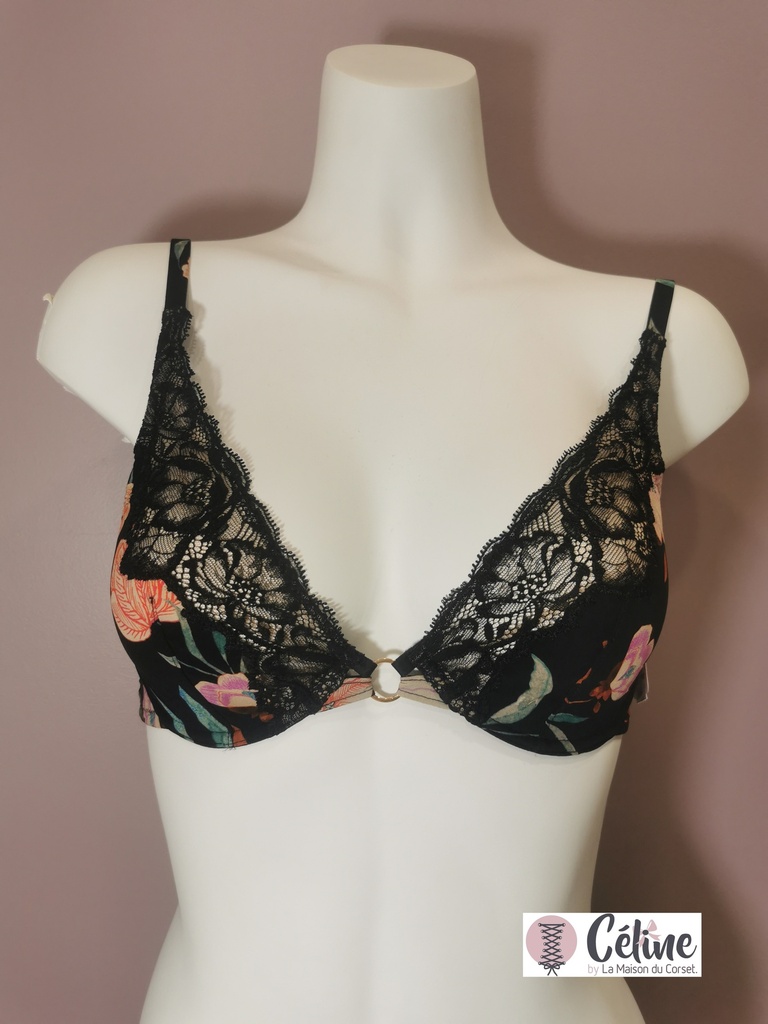 Soutien gorge emboitant triangle Aubade Sweet Folk RPF12 poetique 