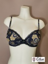 Soutien gorge coque Antigel de Lise charmel Magie Nature  ECH8054 lapis or