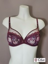 Soutien gorge emboitant Simone Perele Singuliere 1A2319 syrah  