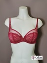 Soutien gorge emboitant Simone Perele Exotica 1B3319 framboise 