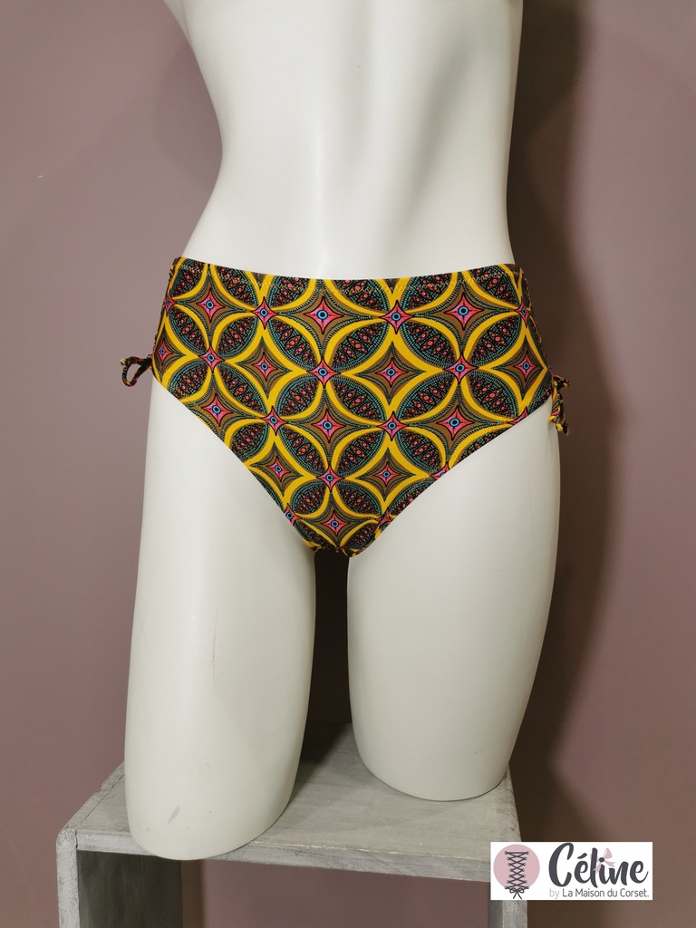 Slip Coulisse maillot de bain Antigel de Lise Charmel La Muse Africa FBB0656 jaune africa