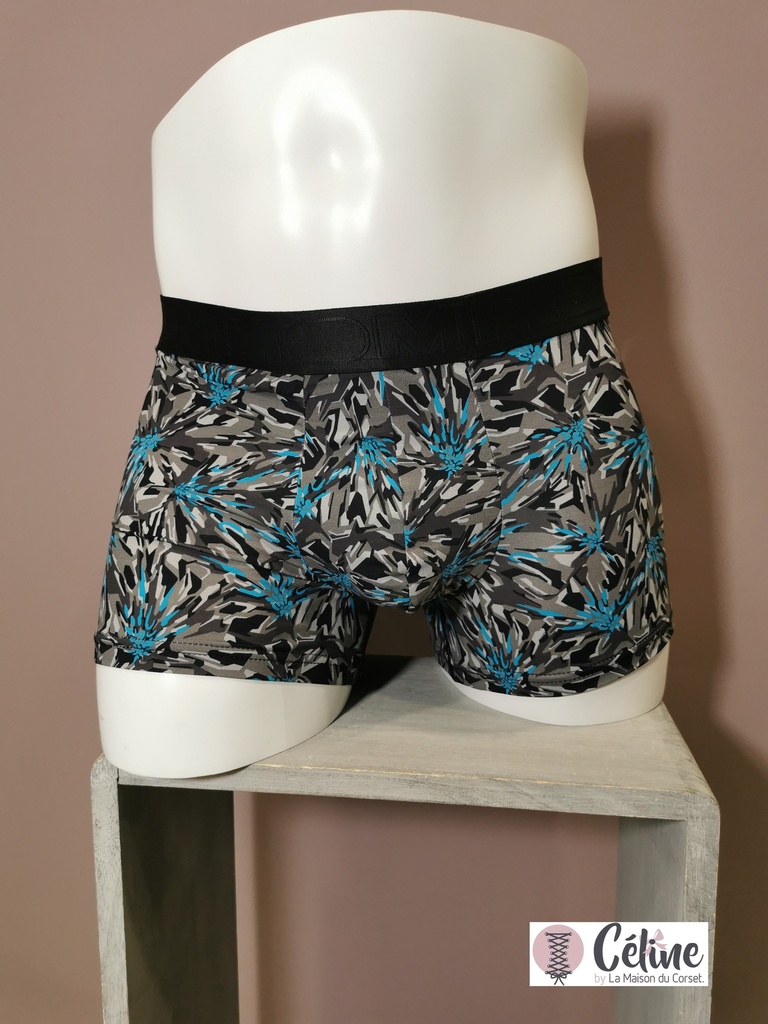 Boxer HOM Dario 402508 black print 