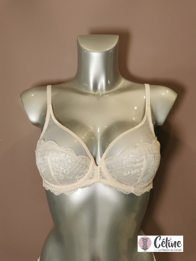 Soutien gorge emboitant Simone Perele Reve 12Z319 rose sakura 