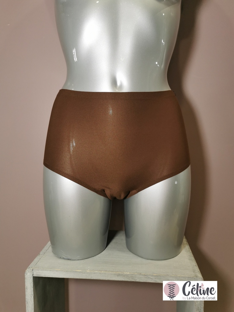 Culotte haute Chantelle Soft Stretch C2647-OST chocolat